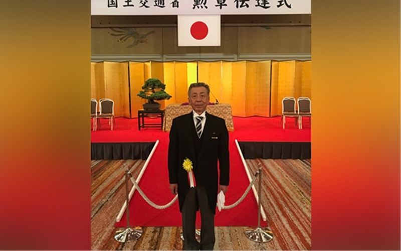 『建設マスター』景山則文瑞宝単光章を受章