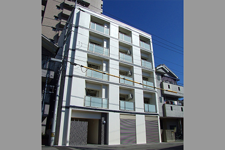 萱町の賃貸マンション　新築工事